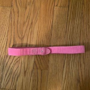 Myself Belts - Pink Corduroy Girls Belt